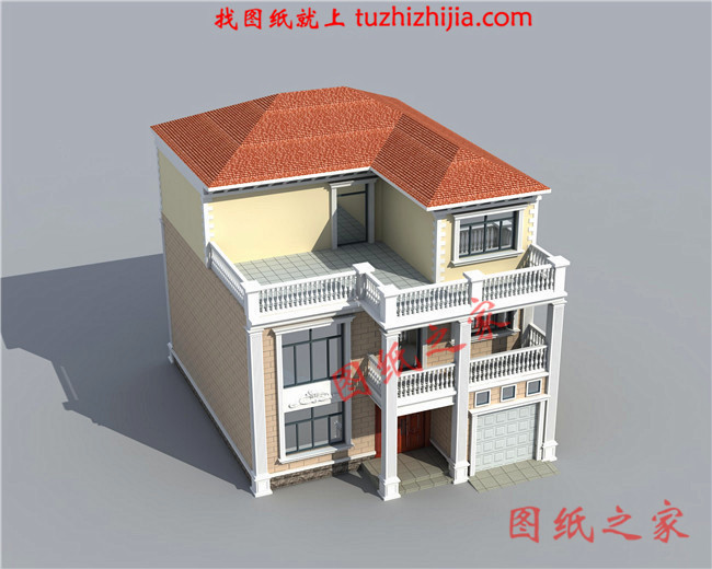 農村20萬三層別墅圖片，小戶型別墅也能這么大氣漂亮！