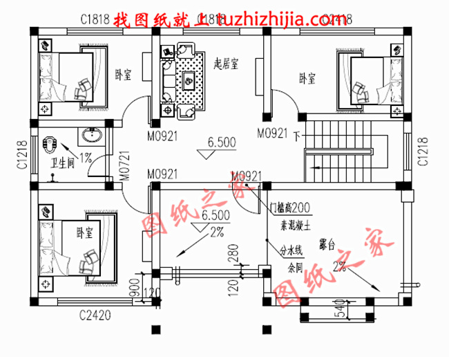 農村20萬三層別墅圖片，小戶型別墅也能這么大氣漂亮！
