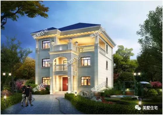 三層經典別墅設計圖，戶型方正，7臥6衛，一家人居住，共享天倫之樂。