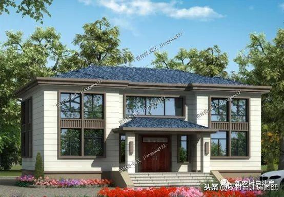 三款農村二層小別墅設計圖，20萬就可以拿下，城里人都羨慕！