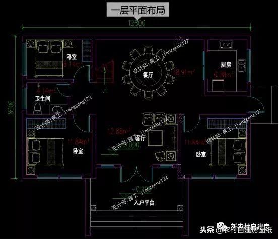三款農村二層小別墅設計圖，20萬就可以拿下，城里人都羨慕！