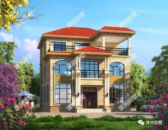 三層農村住宅設計圖，最后一款很適合一家三兄弟建造。