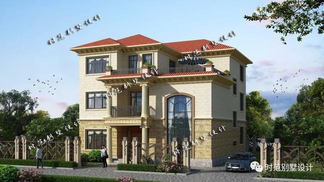 精美別致的經典歐式三層小樓設計圖，配置簡直太完美！