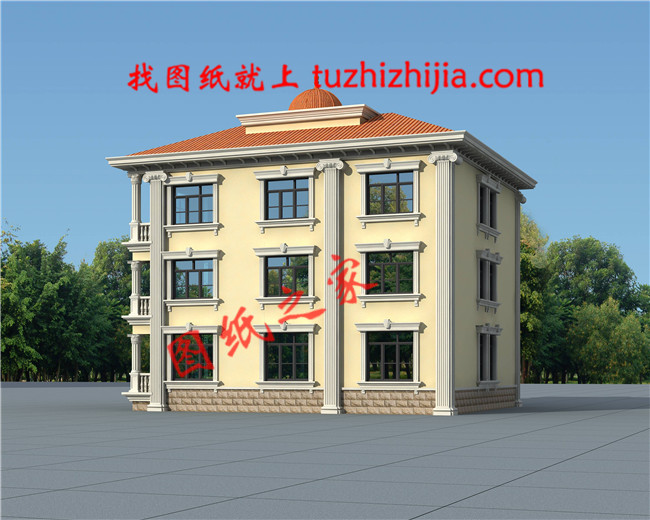 農村60萬三層別墅新款式，外觀和實用性并駕齊驅