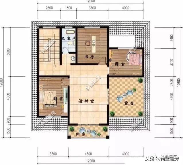 46萬打造三層簡歐別墅設計圖，多個小陽臺，經濟實惠又耐看！