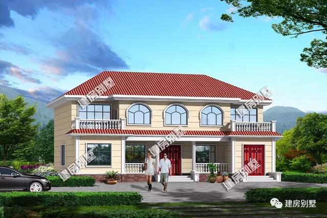 兩款大開間的二層農村房屋自建房，戶型很不錯，帶堂屋！