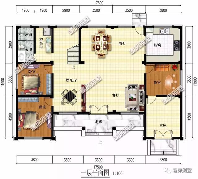 兩款大開間的二層農村房屋自建房，戶型很不錯，帶堂屋！