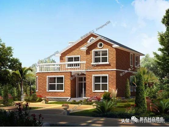 四款進深9米的經典二層別墅自建房，占地中等，布局合理，溫馨感十足！