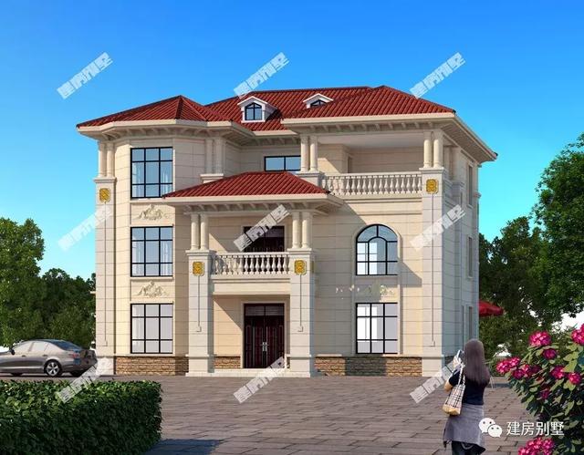 兩款歐式農(nóng)村樓房設(shè)計(jì)圖，建房首選，第一棟將文藝和大氣完美的融合。