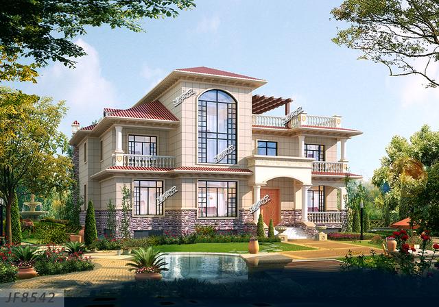 農(nóng)村三層精美別墅，外觀美，造價(jià)也經(jīng)濟(jì)，60年不過(guò)時(shí)！