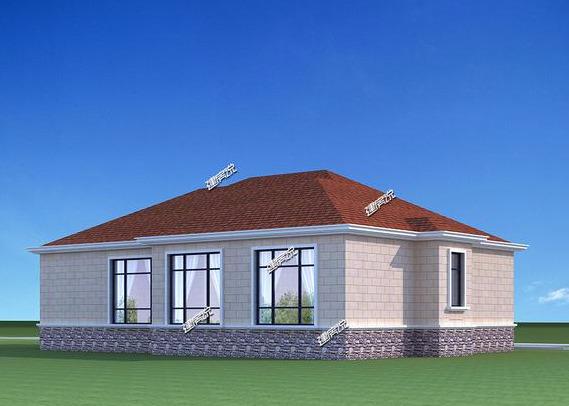 給父母蓋棟一層小院別墅，20萬就能享受花園小洋房生活。