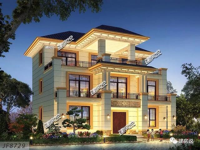 精美的農村三層別墅，42萬就能建一棟漂亮的別墅，過著瀟灑的生活。