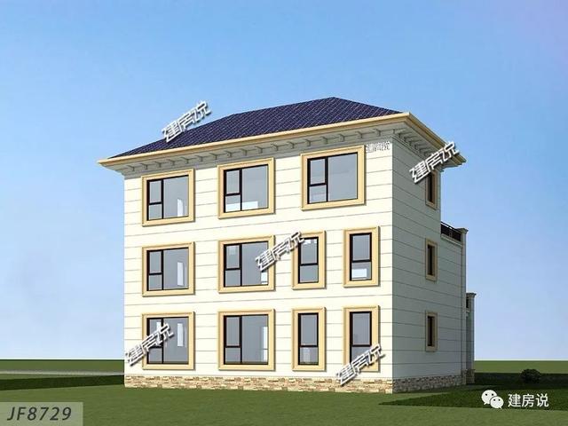 精美的農村三層別墅，42萬就能建一棟漂亮的別墅，過著瀟灑的生活。