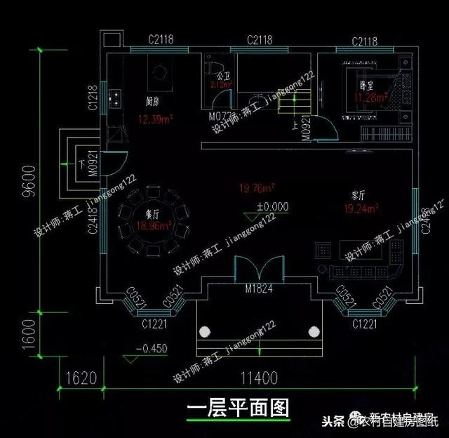 6套140平以內的農村三層別墅設計圖，戶型趕緊選好了，明年就開工建房吧。