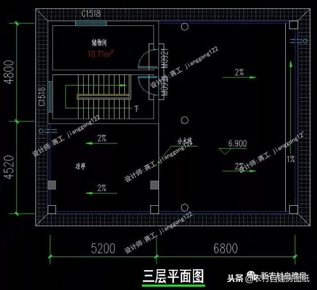 6套140平以內的農村三層別墅設計圖，戶型趕緊選好了，明年就開工建房吧。