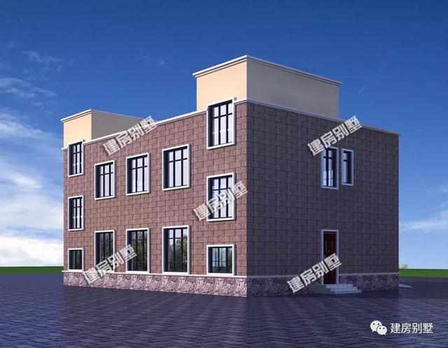 二層酒店式住宅設計圖，適合開農(nóng)家樂，日子過得紅紅火火。