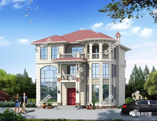 兩棟豪華三層樓房設計圖，要有這么一棟漂亮的別墅，沒有人能小看了你