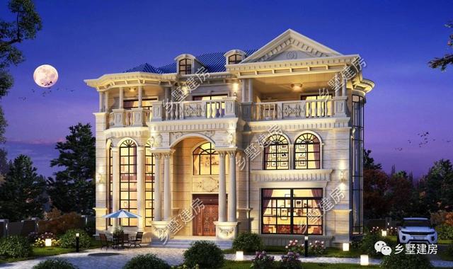 二層歐式樓房設(shè)計(jì)圖，奢華的外觀和精致的布局，你確定要錯(cuò)過嗎？