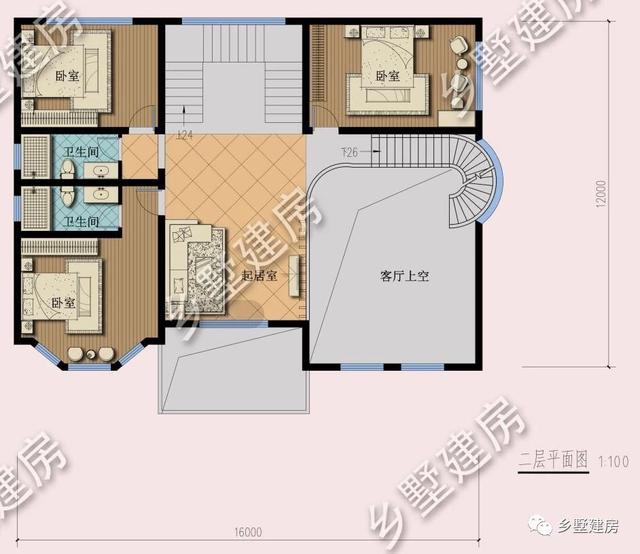 二層歐式樓房設(shè)計(jì)圖，奢華的外觀和精致的布局，你確定要錯(cuò)過嗎？