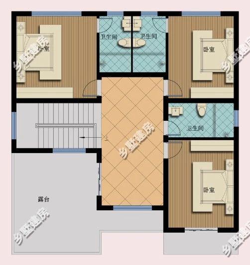 四層經(jīng)典中式別墅設(shè)計(jì)圖，新老元素的混合搭配很漂亮，不比歐式差