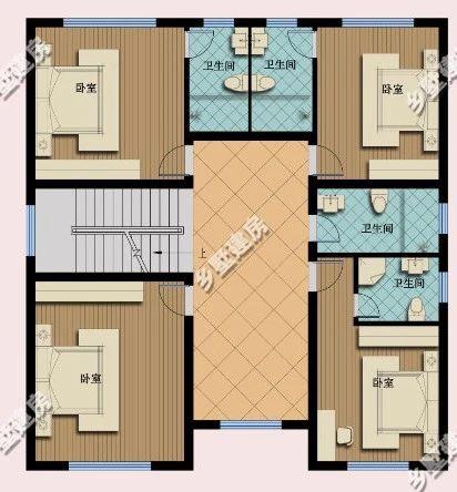 四層經(jīng)典中式別墅設(shè)計(jì)圖，新老元素的混合搭配很漂亮，不比歐式差