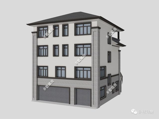 四層經(jīng)典中式別墅設(shè)計(jì)圖，新老元素的混合搭配很漂亮，不比歐式差