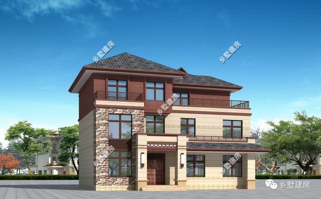 深受大眾歡迎的三層歐式別墅，回鄉蓋這樣一棟別墅，既有面子，又有里子!