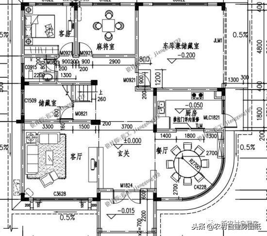 歐式三層小別墅設計圖，精美別墅，物超所值，返鄉建房的建房首選