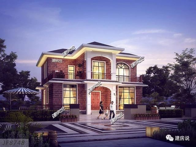 經濟實用的二層小樓設計圖，30萬在農村蓋起，不要錯過這個好戶型了