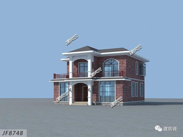 經濟實用的二層小樓設計圖，30萬在農村蓋起，不要錯過這個好戶型了