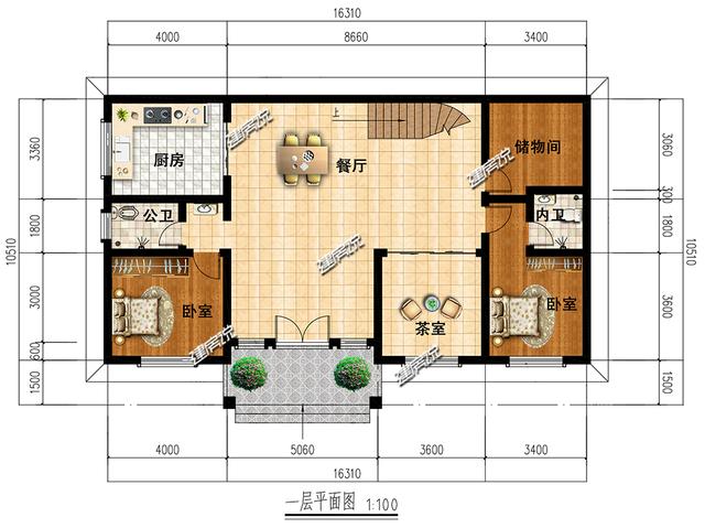 歐式二層別墅設計圖，外觀美，造價低，人人都喜歡