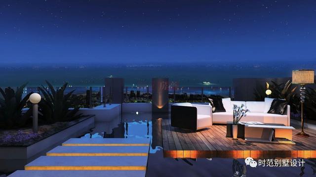 帶大露臺的二層歐式小洋樓設計圖，配色自然和諧，建在村里相當洋氣