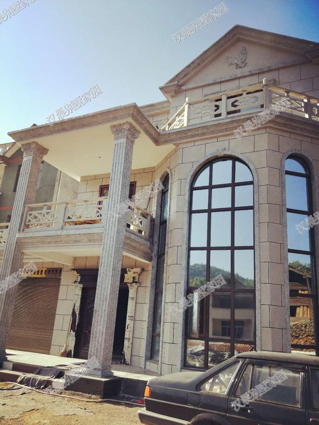 占地117平的三層別墅設計圖，帶車庫，帶實景效果圖，小戶型中的精品！