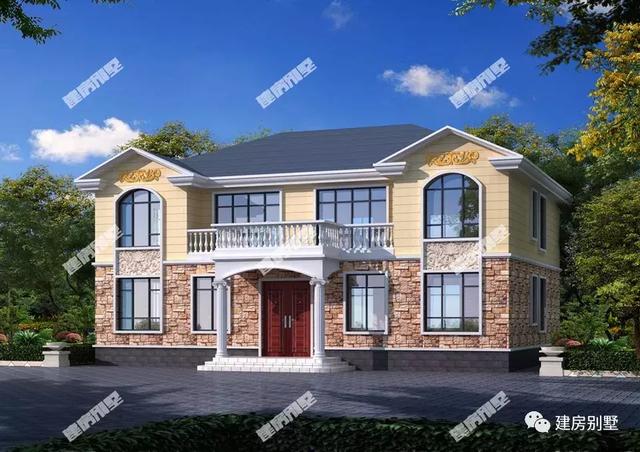 兄弟雙拼別墅在農村建剛剛好，不僅外觀造型精美，戶型布局非常好。