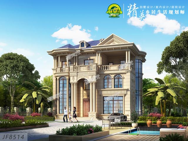 建一棟精致的歐式別墅，過精致豪華貴族生活！