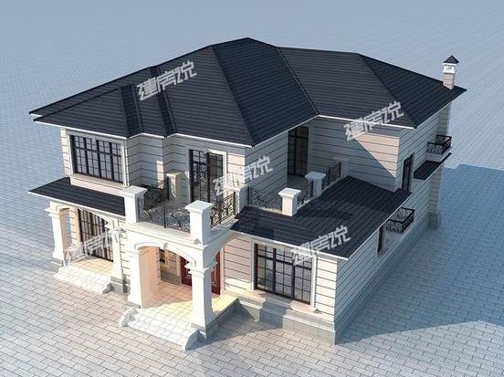 二層田園風別墅設計圖，高顏值，秒殺商品房，真的是極贊！