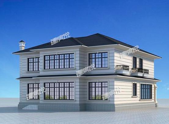 二層田園風別墅設計圖，高顏值，秒殺商品房，真的是極贊！