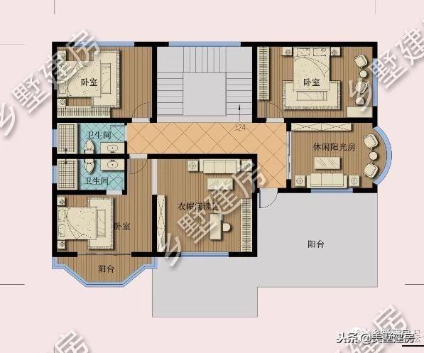 兩棟風格迥異的農村二層自建房，豪華的歐式，精致的美式，你更中意哪一款呢？