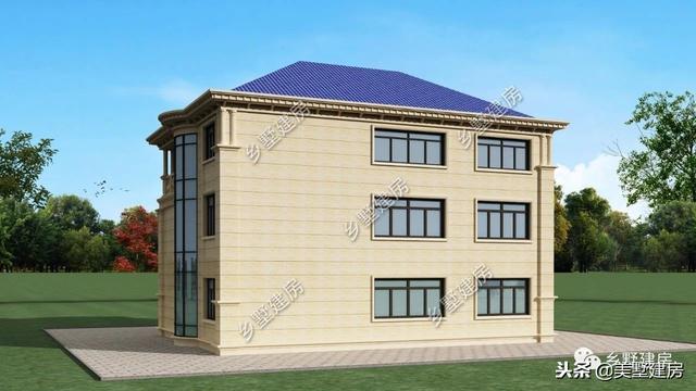 兩棟風格迥異的農村二層自建房，豪華的歐式，精致的美式，你更中意哪一款呢？