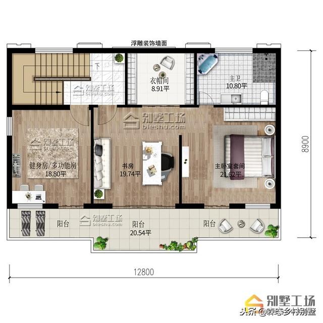 小戶型三層新中式別墅設計圖，造價35萬，享受總統套房級的居住體驗