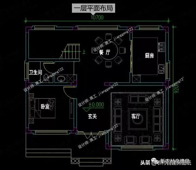小戶型鄉村別墅設計圖紙，3款三層4款二層，面積都不超過100平