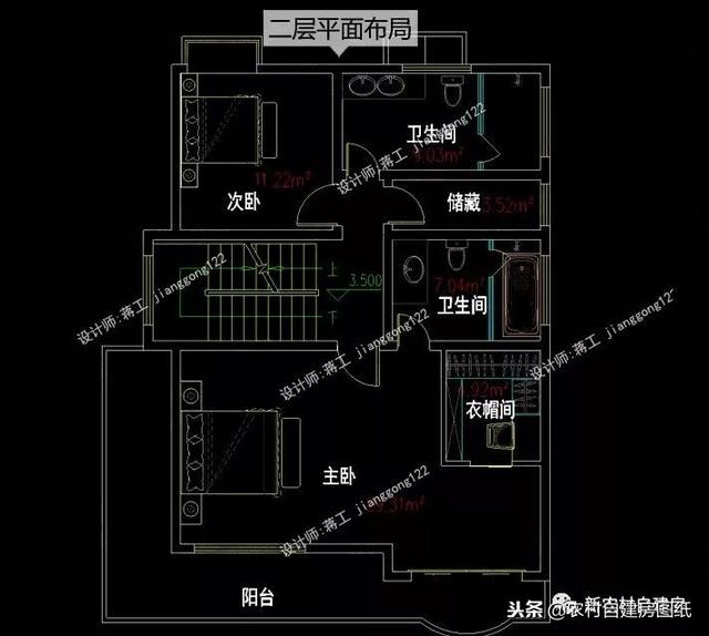 小戶型鄉村別墅設計圖紙，3款三層4款二層，面積都不超過100平