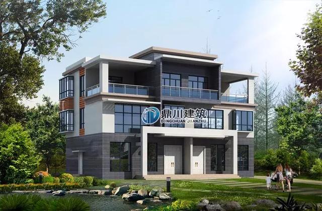 13套現代戶型小別墅設計圖，時尚簡約，年輕人超愛的戶型