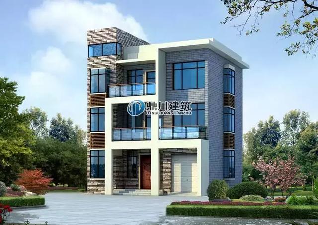 13套現代戶型小別墅設計圖，時尚簡約，年輕人超愛的戶型