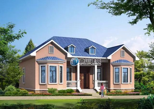 幾款一層農村自建房屋設計圖推薦，看布局都超喜歡第1套，13萬可建