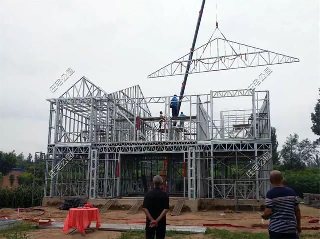 河北農村這套54萬新中式小院設計圖，居然是輕鋼結構？