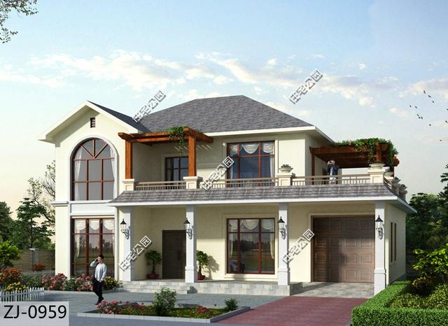 二層小洋樓設計圖，簡歐風格深入人心，這樣的房子才稱之為別墅