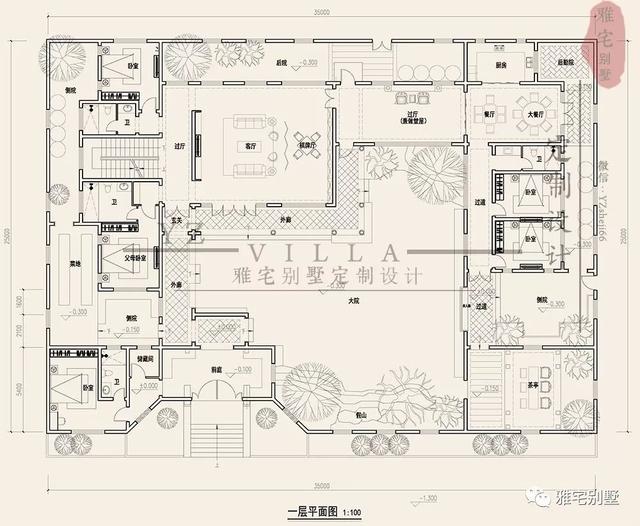 兩層唯美新中式別墅設計圖推薦，錯落有致，盡顯江南小情調
