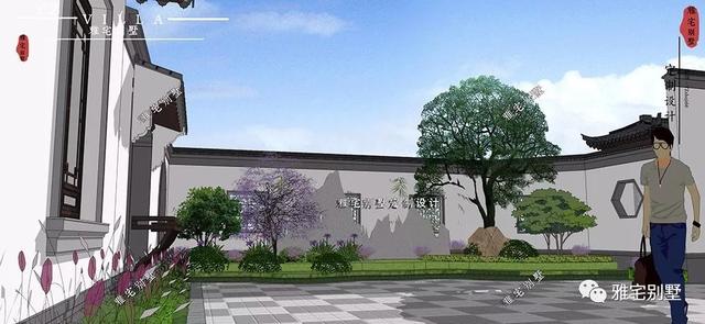 兩層唯美新中式別墅設計圖推薦，錯落有致，盡顯江南小情調