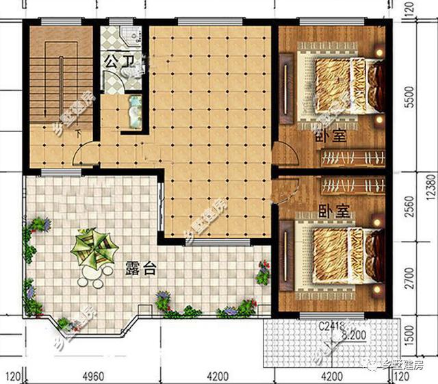 舒適優雅的三層洋房設計圖，美如仙境，最好的一切給最愛的家人！